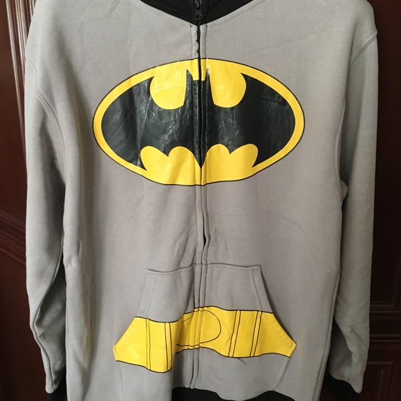 DC Batman Costume Hoodie Available L New - Picture 2 of 6